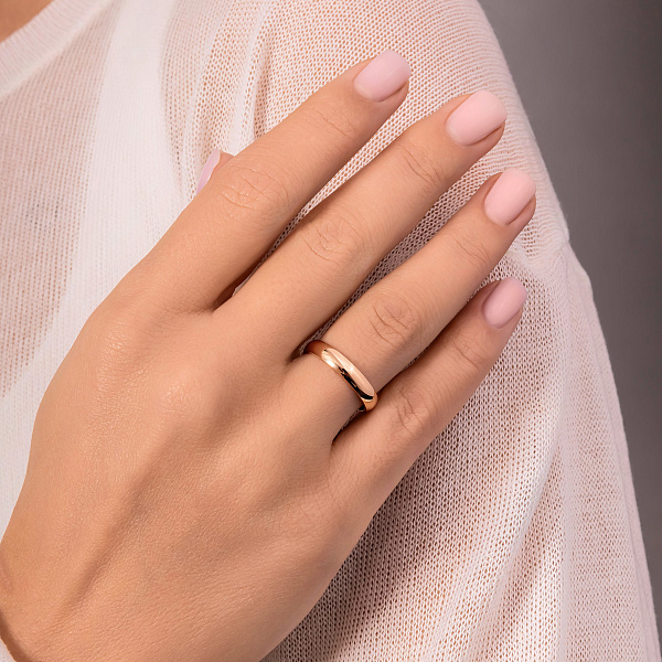 Обручальное золотое кольцо (арт. 220200) – изображение 7