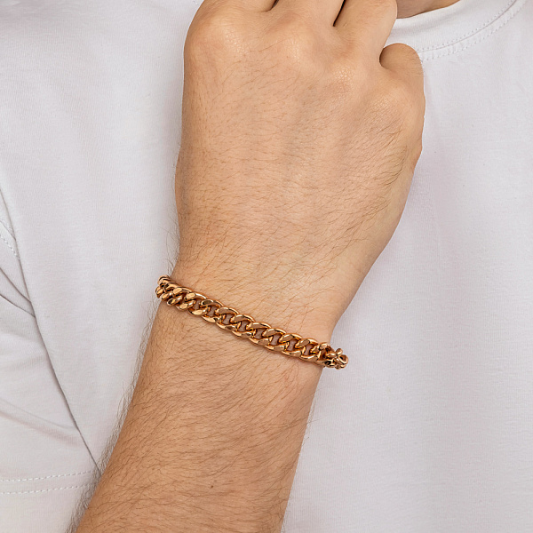 Золотий браслет Панцирне плетіння (арт. 311017) – зображення 3