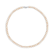 Фото Бусы из розового жемчуга (арт. 9016/246жр)