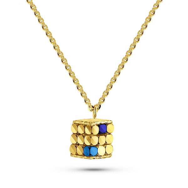 Кольє Francelli з жовтого золота (арт. 352876жгс) – зображення 1