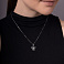 Подвеска Ангел из белого золота с фианитами (арт. 440498б) – изображение 2