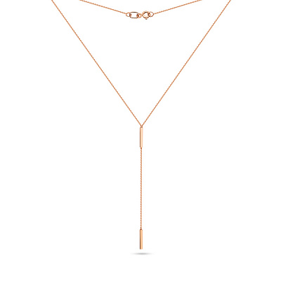 Золотое колье-галстук Celebrity Chain (арт. 350826)