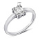 Серебряное кольцо с фианитами (арт. 7501/8160) – изображение 2
