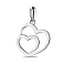 Серебряный подвес Сердечки (арт. 7503/4028) – изображение 1