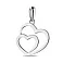 Серебряный подвес Сердечки (арт. 7503/4028) – изображение 1
