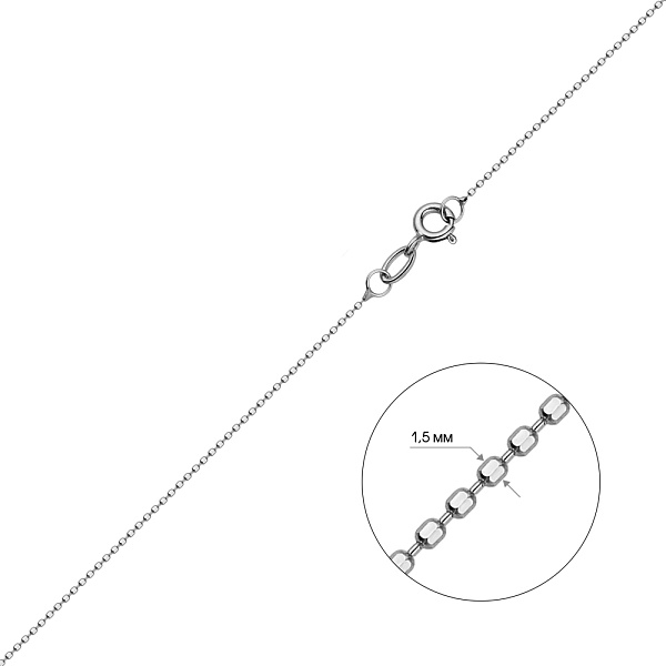 Цепочка из золота плетения Гольф (арт. ц3019604б) – изображение 2