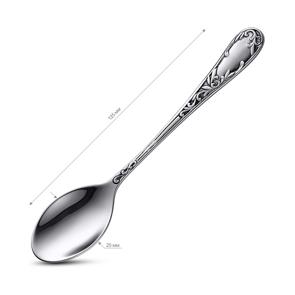 Серебряная чайная ложка (арт. 7922/8100226) – изображение 2