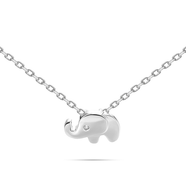 Серебряное колье «Слоник» (арт. 7507/970) – изображение 1