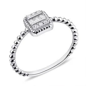 Срібна каблучка з фіанітами (арт. 7501/6225)