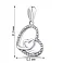 Серебряный кулон Сердце (арт. 7503/3674) – изображение 2