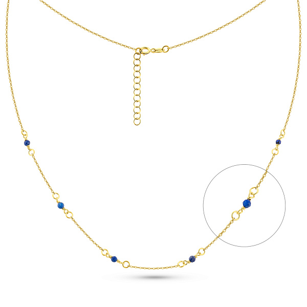 Золоте кольє з оніксом (арт. 352810жос) – зображення 1