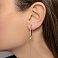 Серьги-пусеты из красного золота (арт. 1091088) – изображение 3