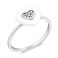 Кольцо из серебра и керамики с фианитами (арт. 7501/6092кмб) – изображение 1