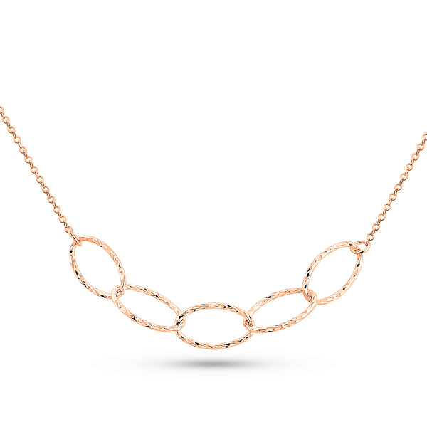 Колье из красного золота Звенья (арт. 352809) – изображение 1
