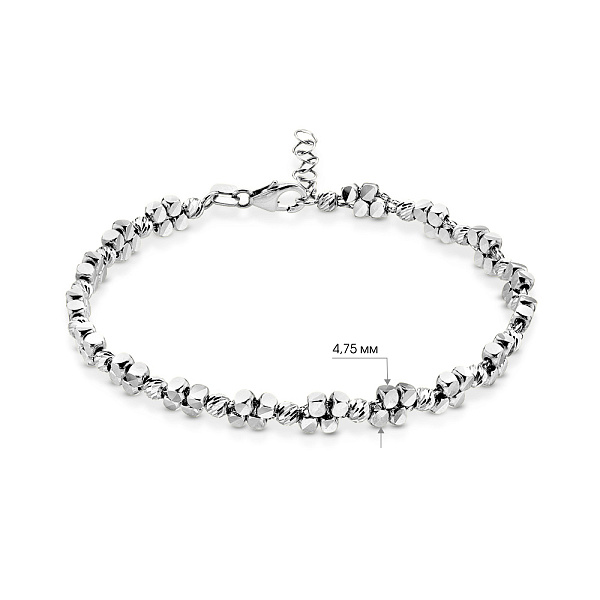 Браслет з білого золота Francelli (арт. 340167ба) – зображення 7