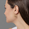 Серьги-кольца из желтого золота (арт. 1091736/25ж) – изображение 3