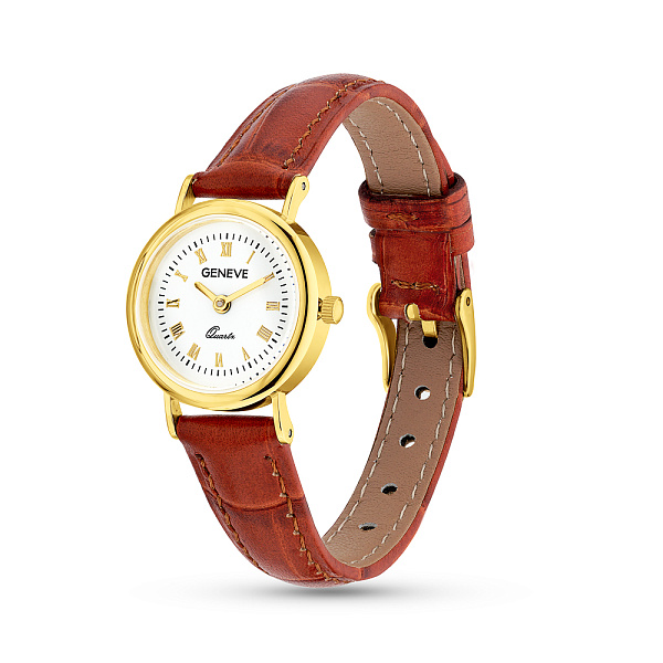 Золотые кварцевые часы (арт. 260235жбкр) – изображение 1