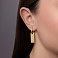 Серьги из желтого золота (арт. 107248/10ж) – изображение 2