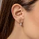 Золотые серьги с фианитами (арт. 113500) – изображение 4