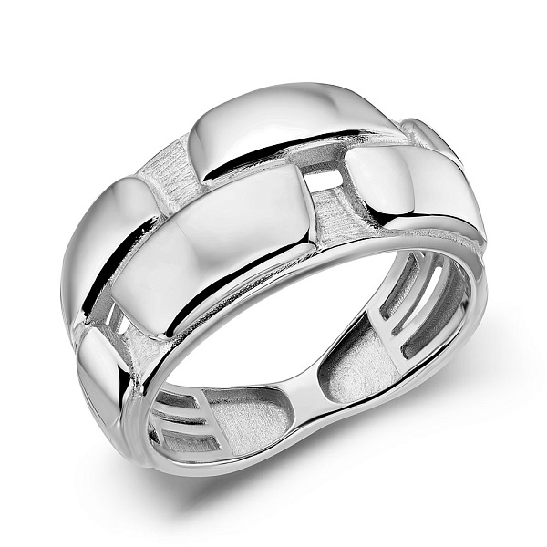 Кольцо Francelli из белого золота без камней (арт. е156713б) – изображение 1