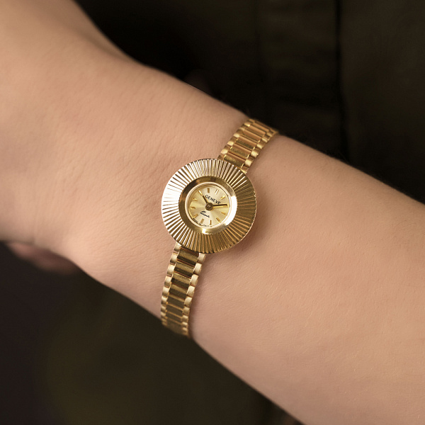 Кварцевые часы из желтого золота (арт. 260198ж) – изображение 5