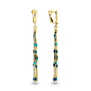 Золотые сережки Francelli (арт. 108031жг)