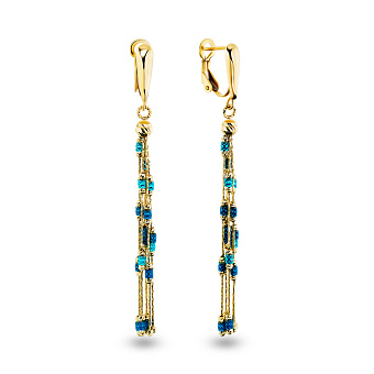 Золотые сережки Francelli (арт. 108031жг)