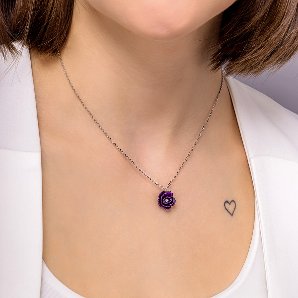 Золоте кольє Francelli (арт. 352695бф) – зображення 4