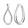 Серьги из белого золота Francelli (арт. е1091744/40б) – изображение 1