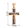 Золотий хрестик з розп'яттям (арт. 500680еч) – зображення 4