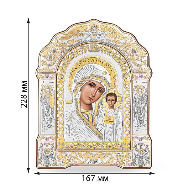 Ікона Казанська (167х228 мм) (арт. AR-4/002G/K) – зображення 2