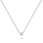 Золотое колье с бриллиантом (арт. 7111470202)