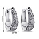 Серьги серебряные с фианитами (арт. 7502/9190/10) – изображение 2