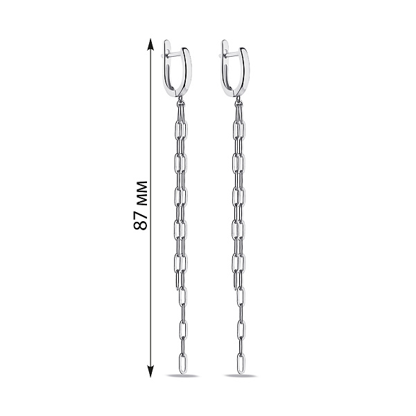 Серебряные серьги-подвески Trendy Style (арт. 7502/9300) – изображение 2