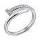 Серебряное кольцо Гвоздь с фианитами (арт. 7501/6986) – изображение 1