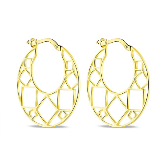 Серьги из серебра с желтым родированием без камней (арт. 7502/9362ж)