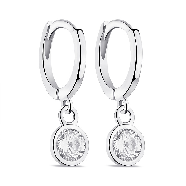 Серебряные серьги с подвесками (арт. 7502/9056/10) – изображение 1