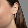 Серьги-кольца из желтого золота (арт. 1091736/25ж) – изображение 2