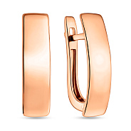 Фото Золоті сережки без каменів (арт. 110460)