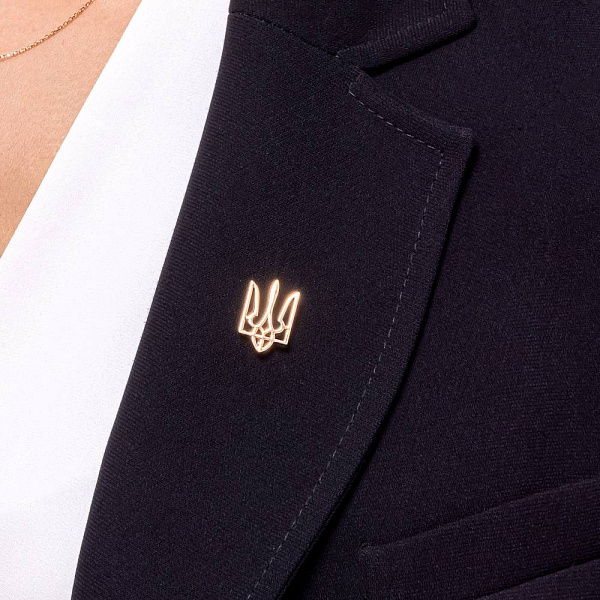 Золотий Значок Герб України-Тризуб (арт. 360222) – зображення 3