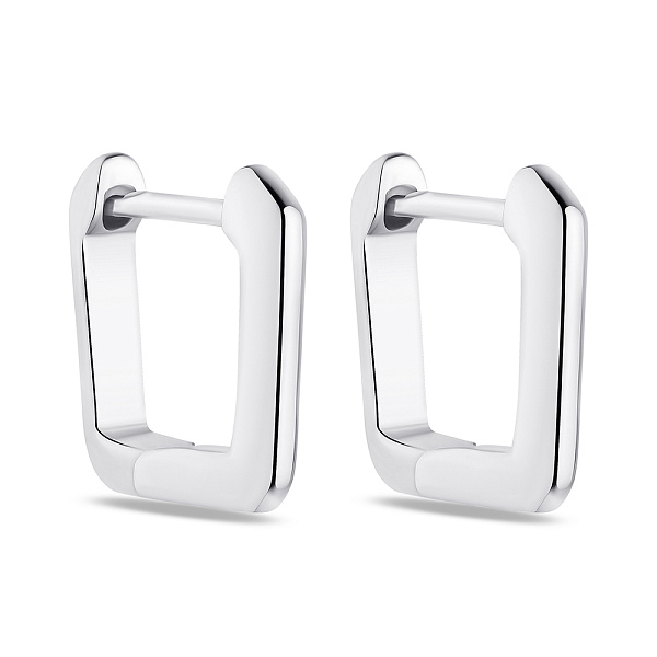 Тонкие серьги из серебра (арт. 7502/4797/10) – изображение 1