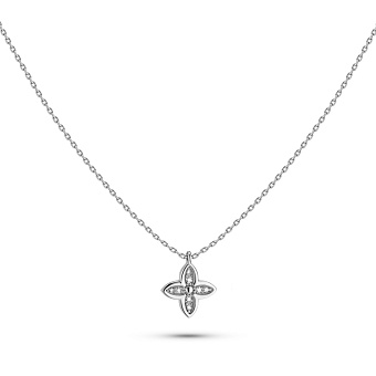 Золотое колье с бриллиантами (арт. 7190397202)