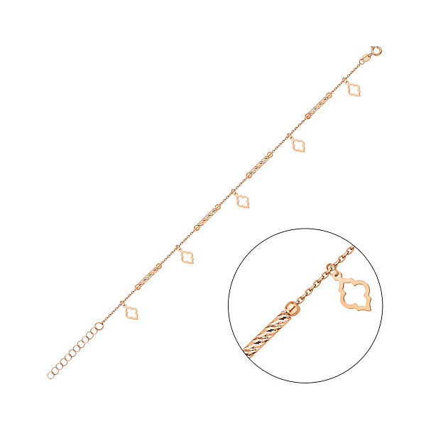 Браслет з червоного золота (арт. 3261050) – зображення 1