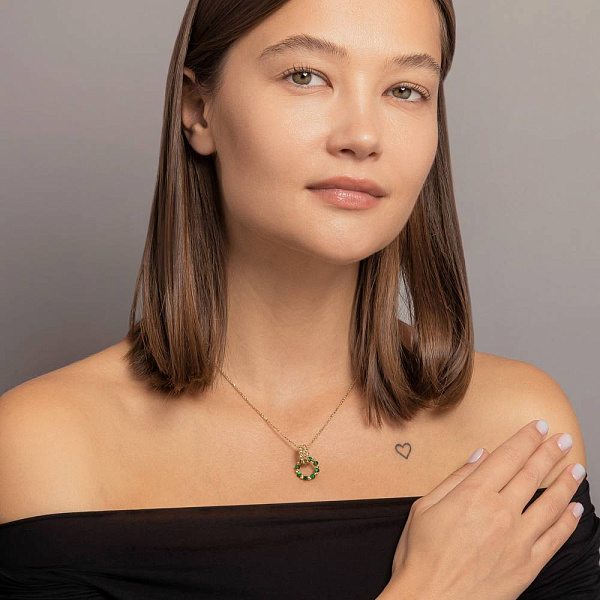 Золоте кольє Francelli (арт. 352873жз) – зображення 4