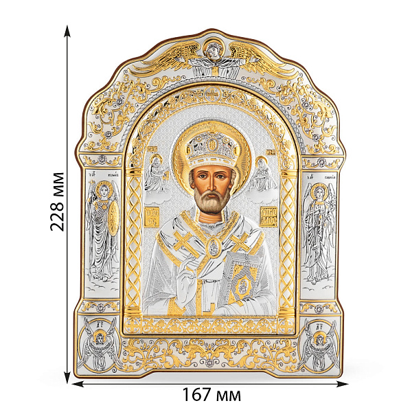 Ікона Миколай Чудотворець (167X228 мм) (арт. AR-4/003G/K) – зображення 2