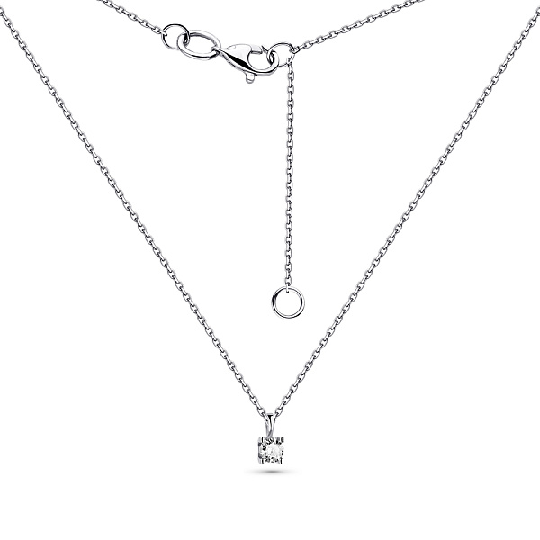 Кольє з золота з одним діамантом (арт. 7108067202) – зображення 2