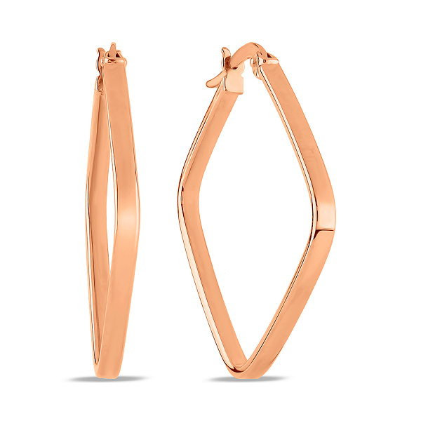 Серьги из красного золота (арт. 105345/30) – изображение 1