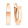 Золоті сережки з алмазною гранню (арт. 121700а) – зображення 1