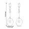 Сережки "Звезда" из серебра (арт. 7502/4295) – изображение 2