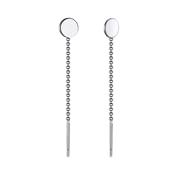 Серебряные серьги протяжки (арт. 7502/3388)